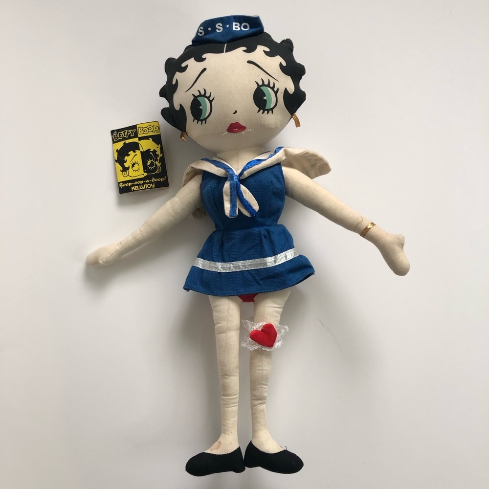 Betty Boop Nurse Betty official plush doll from KellyToy 1999
